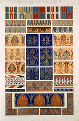 Görög 8. szám, XXII. tábla, Owen Jones (1809-1868) "The Grammar of Ornament" című művéből.
